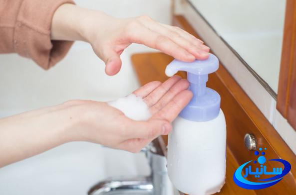 توزیع مستقیم مایع دستشویی فوم دار ضد حساسیت